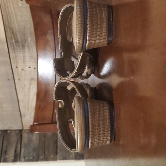 Lunnah Bella copper /brown womens slide sz 6 - Picture 3 of 5